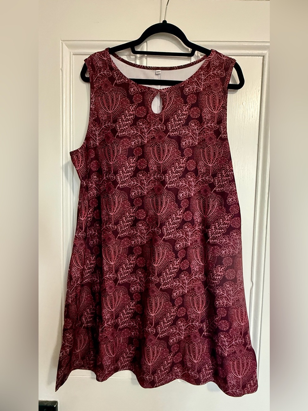 Nuu-Muu 2XL Original Keyhole Dress | "Joy" Print
